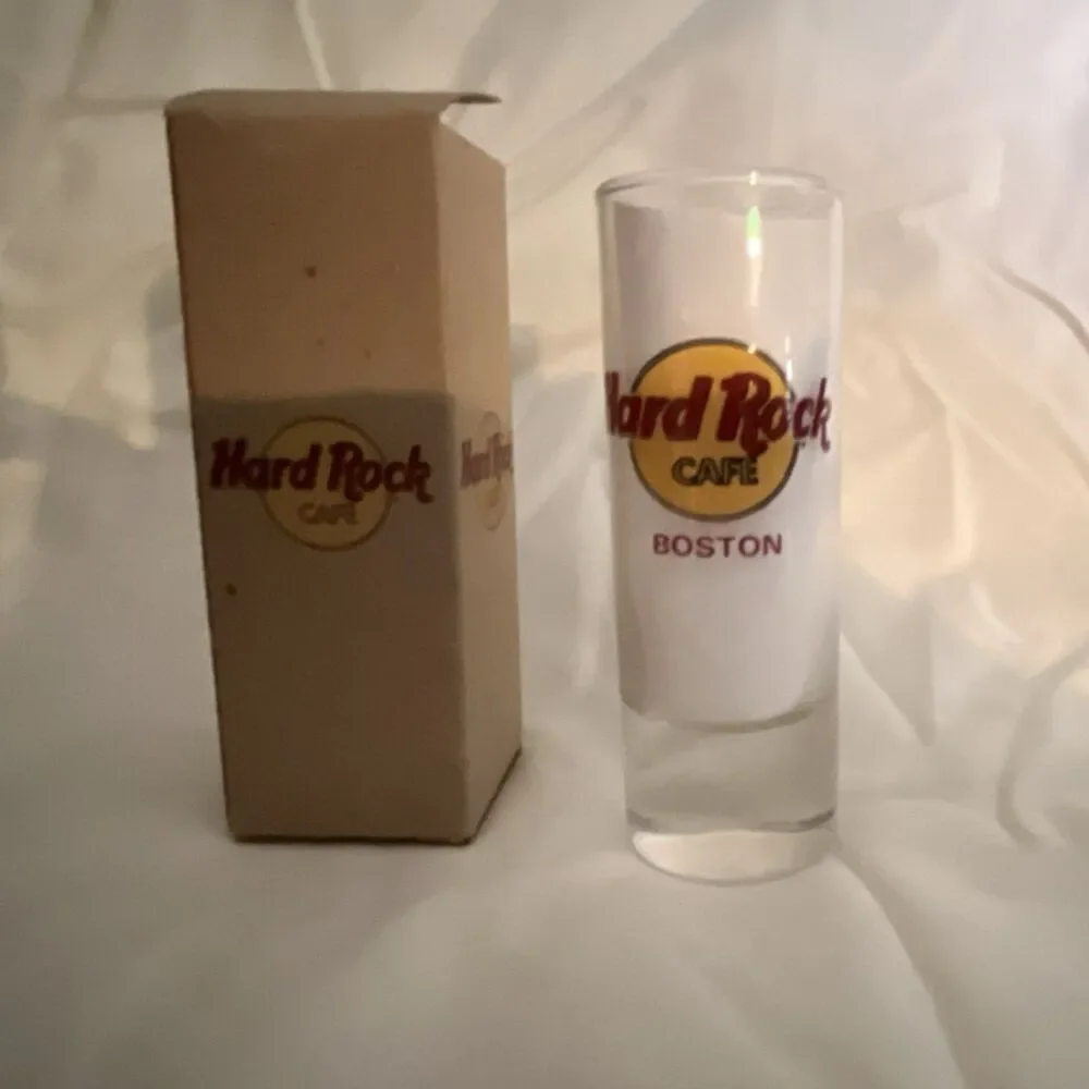 Hard Rock Café Boston New in Box Shot Glass Rock Memorabilia